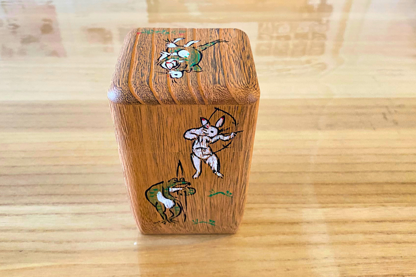 茶筒(鳥獣戯画)