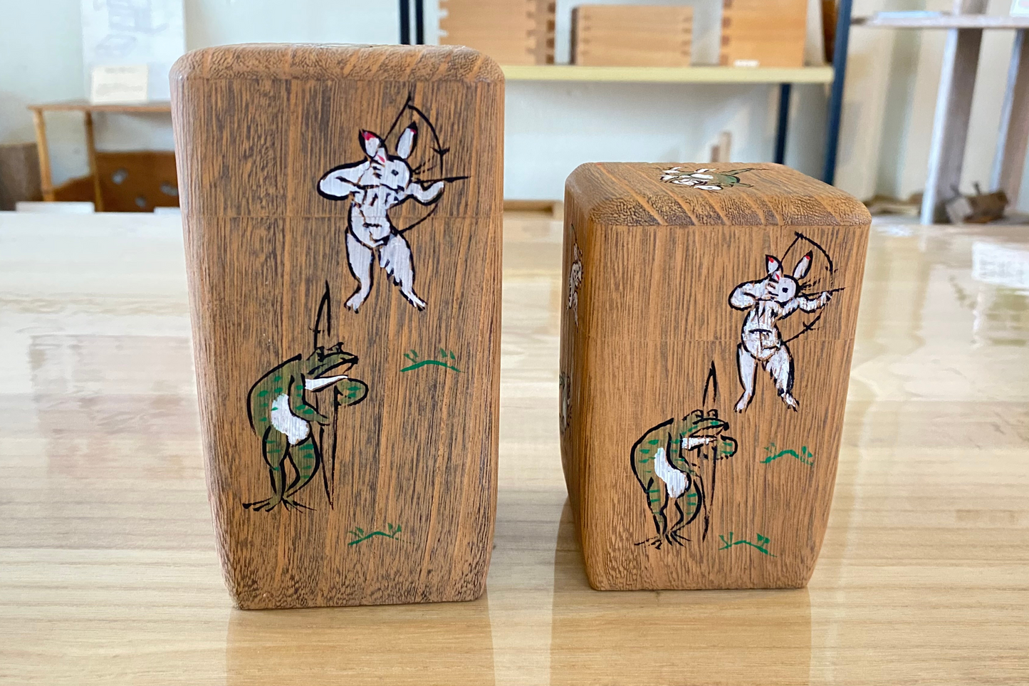茶筒(鳥獣戯画)