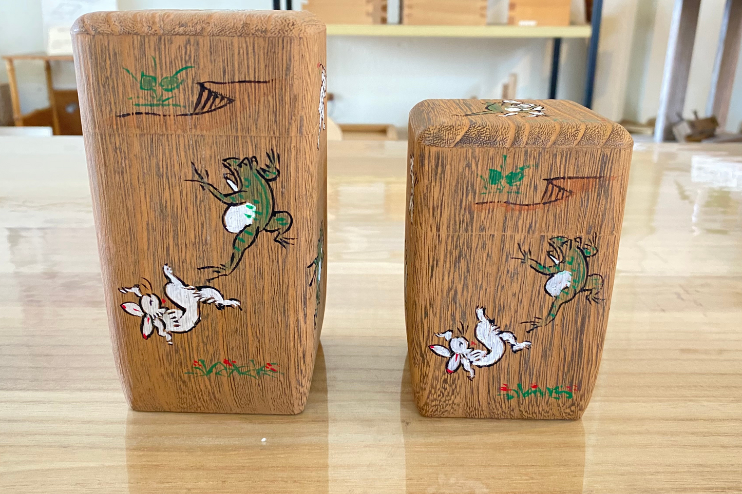 茶筒(鳥獣戯画)