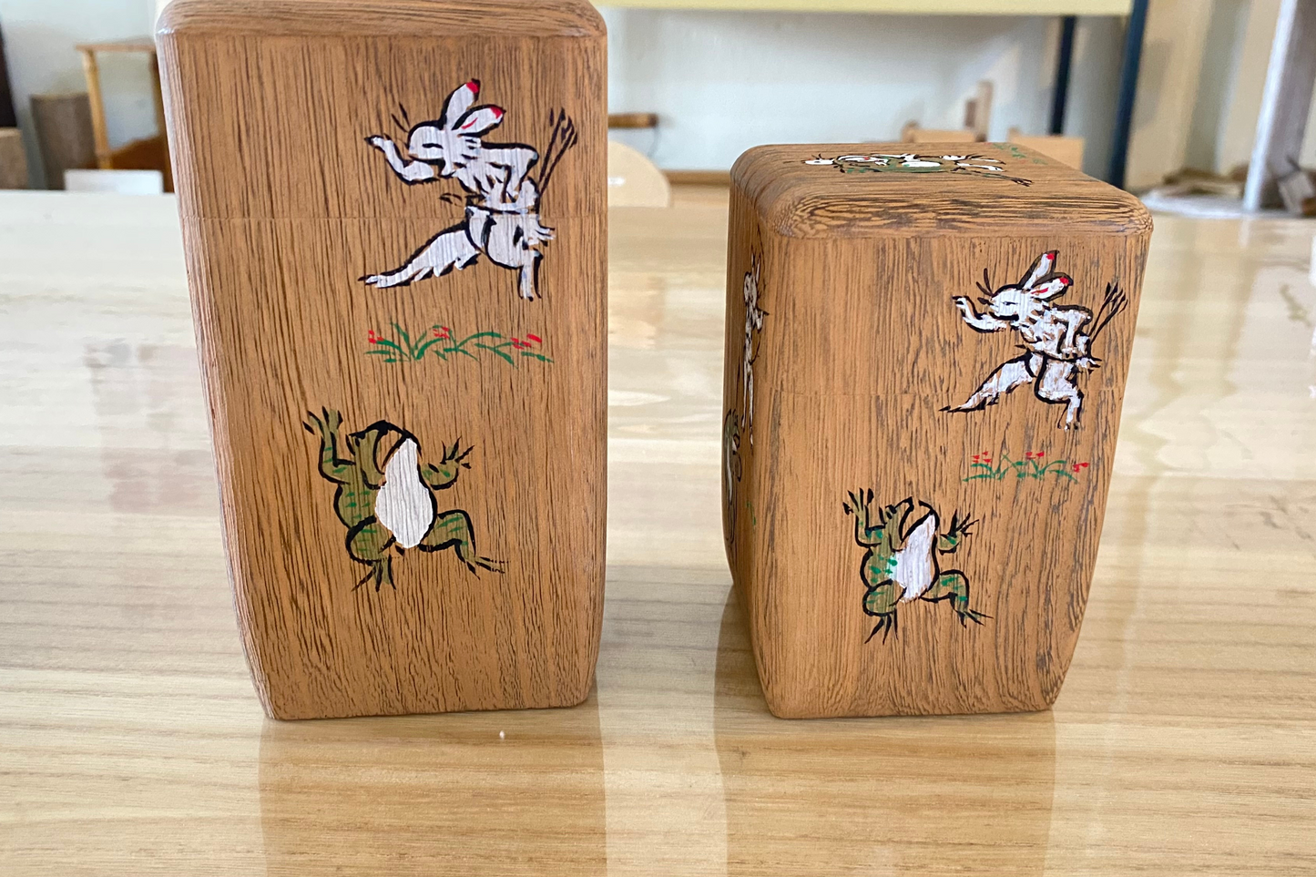 茶筒(鳥獣戯画)