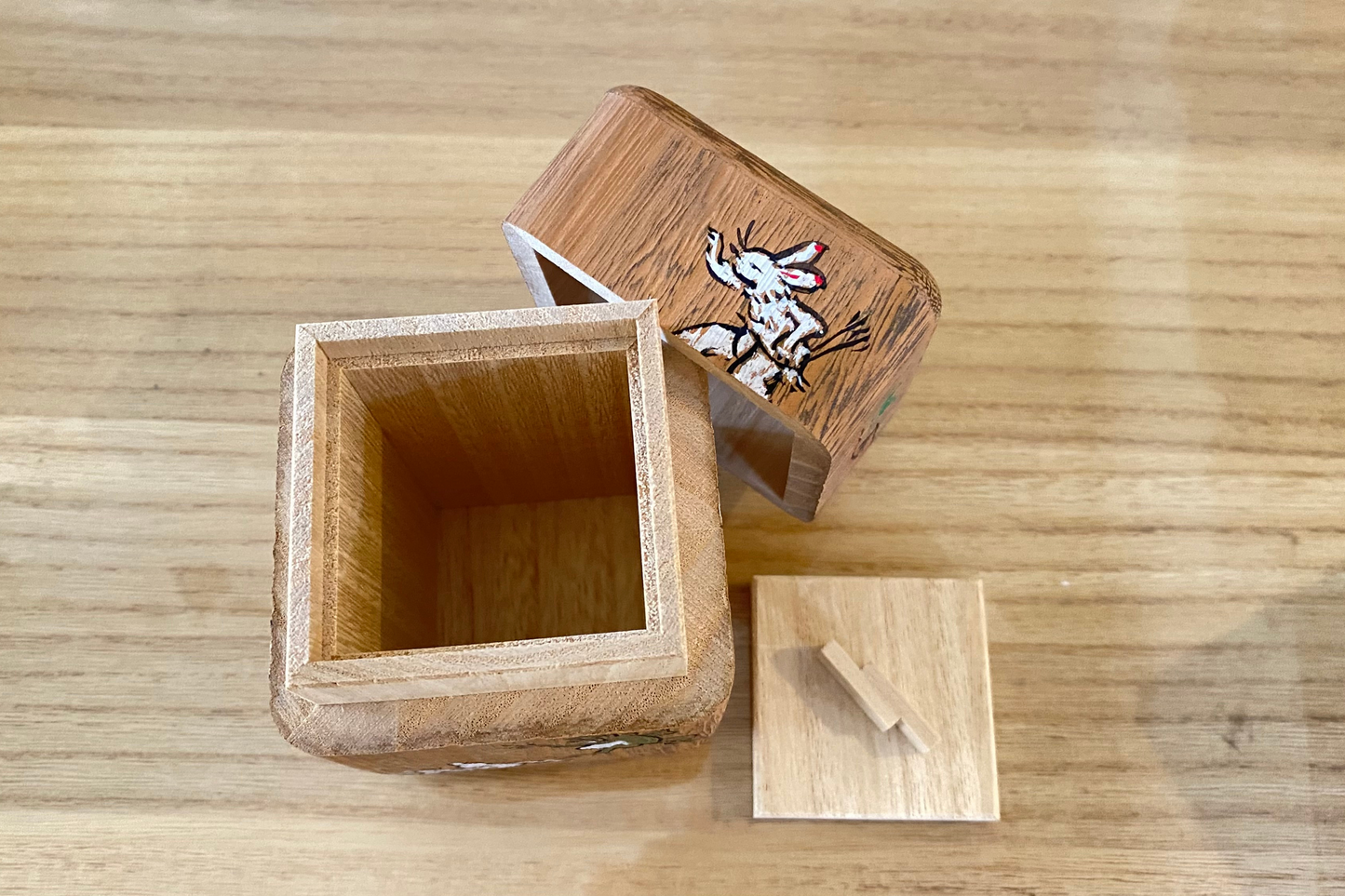 茶筒(鳥獣戯画)