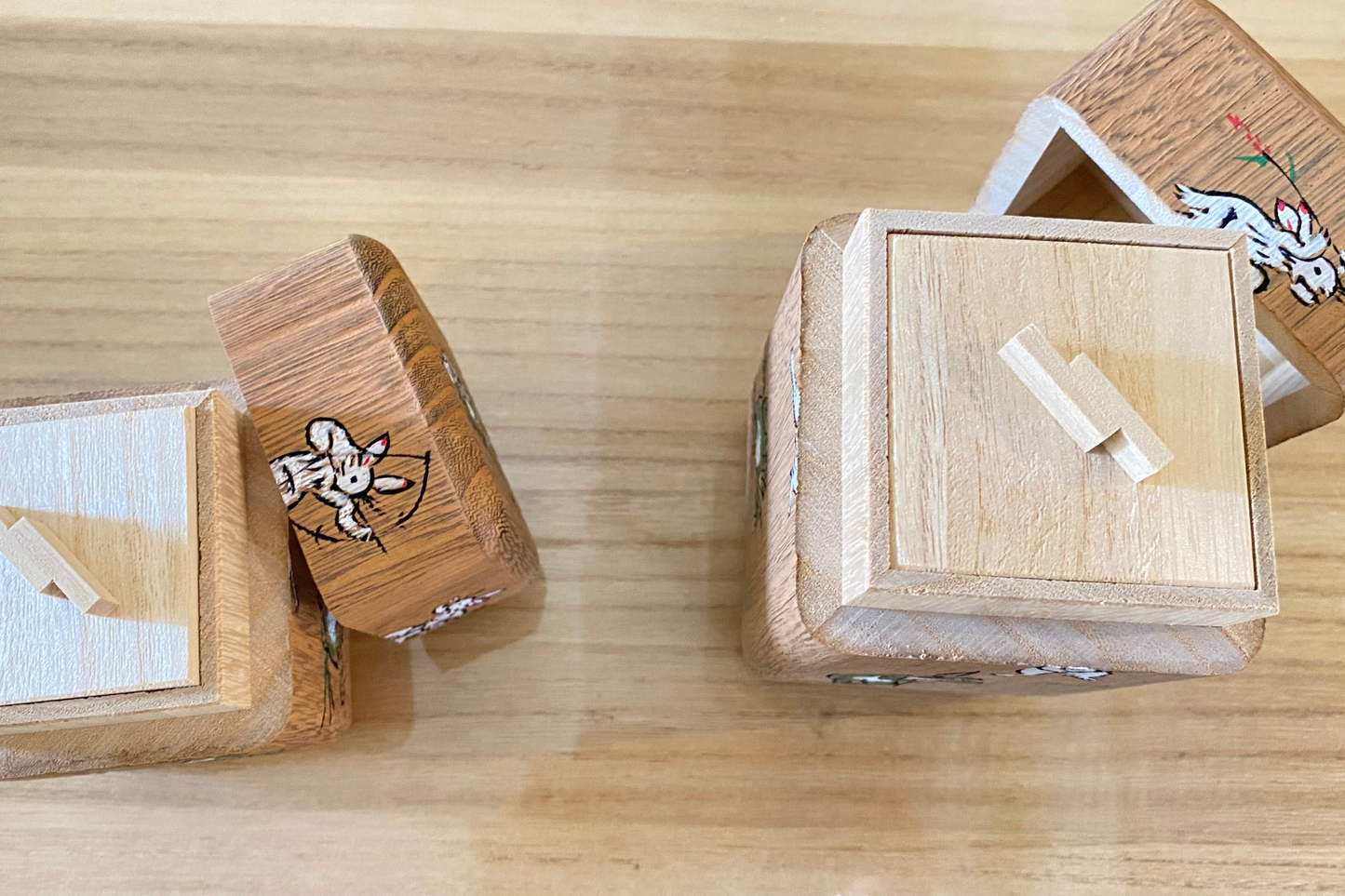 茶筒(鳥獣戯画)