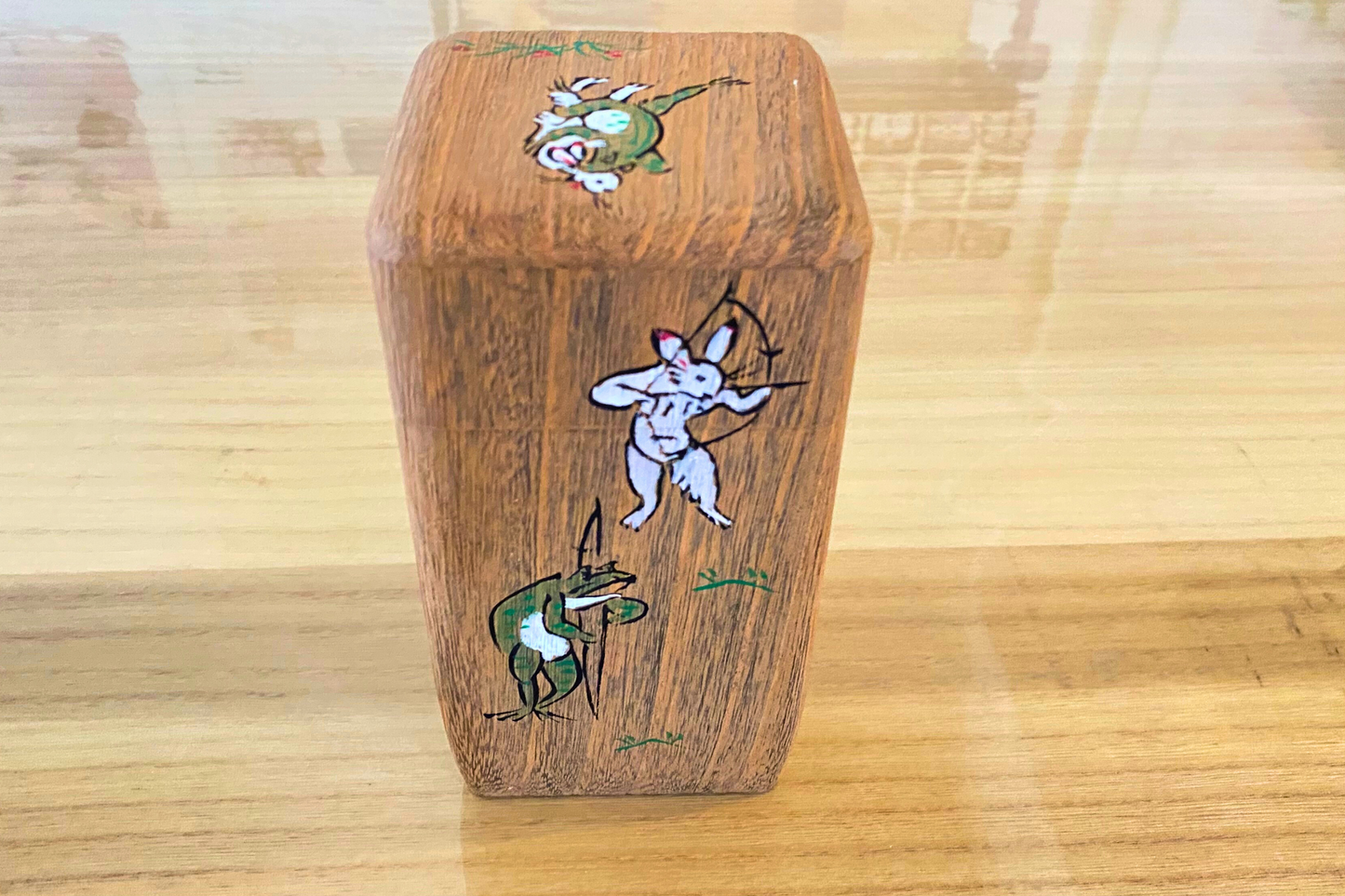 茶筒(鳥獣戯画)