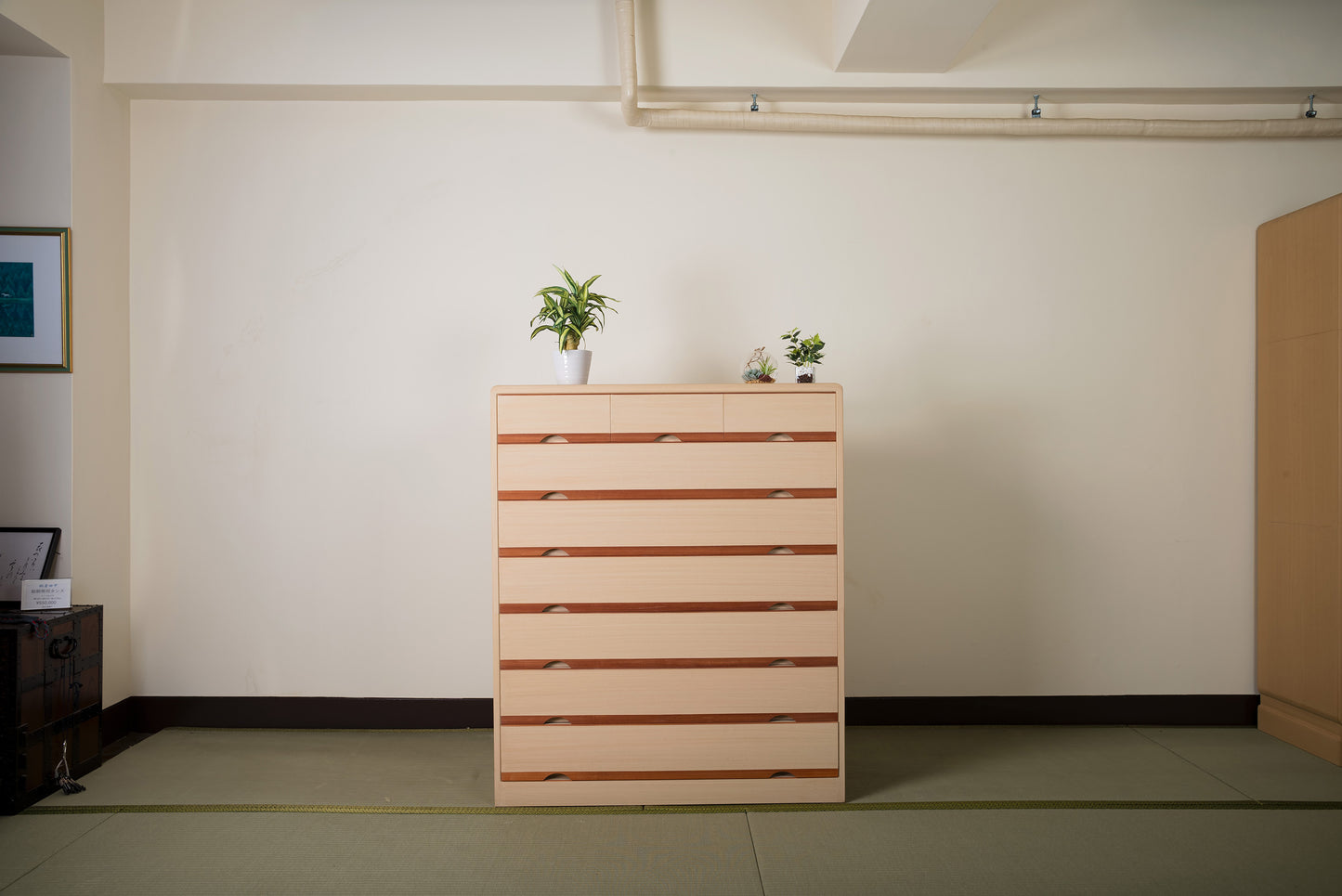 総桐チェスト うらら 伝統工芸士三本和好作