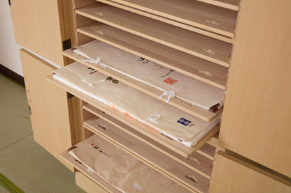 総桐衣裳タンス　上下開