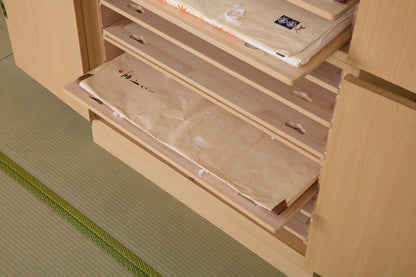 総桐衣裳タンス　上下開