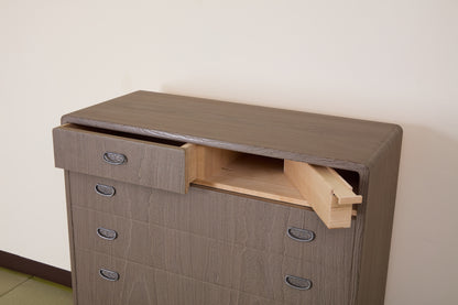 総桐整理たんす - 焼き桐神代仕上げの美と工芸の融合