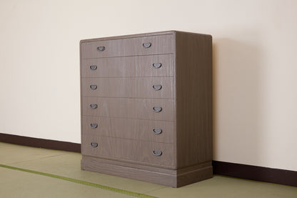 総桐整理たんす - 焼き桐神代仕上げの美と工芸の融合