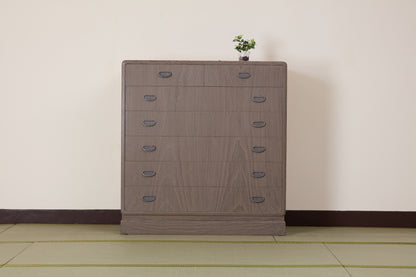 総桐整理たんす - 焼き桐神代仕上げの美と工芸の融合