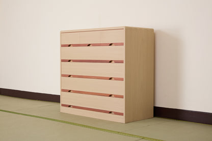 総桐チェスト　うらら二重天板