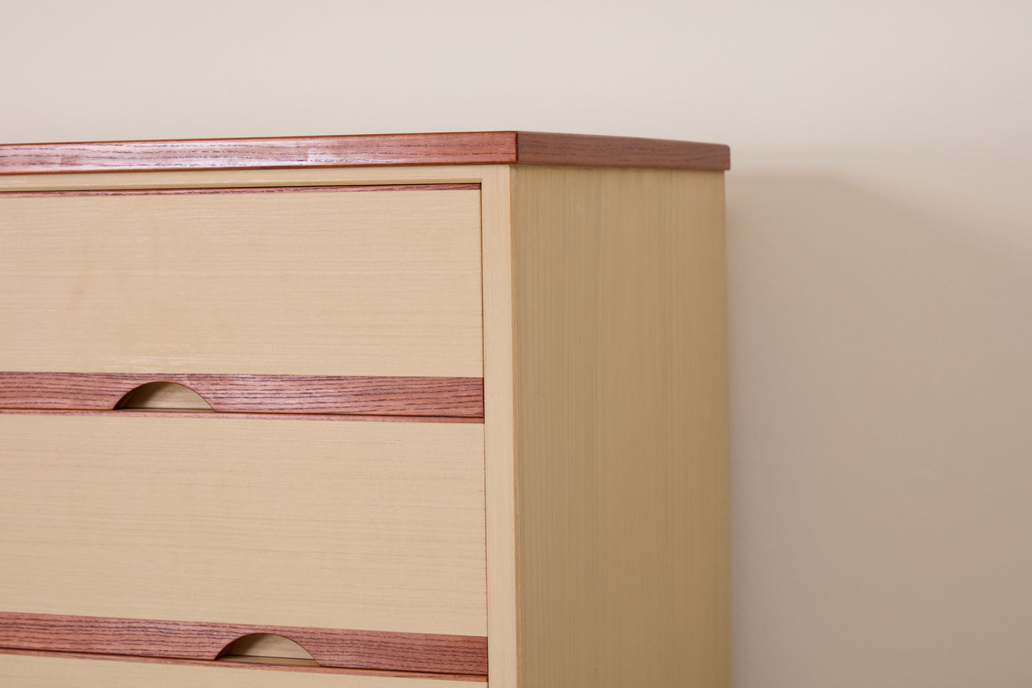 総桐チェスト　うらら二重天板