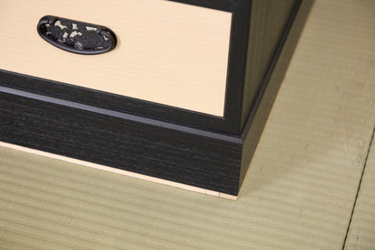 【アウトレット】モダンタイプの総桐チェスト6段