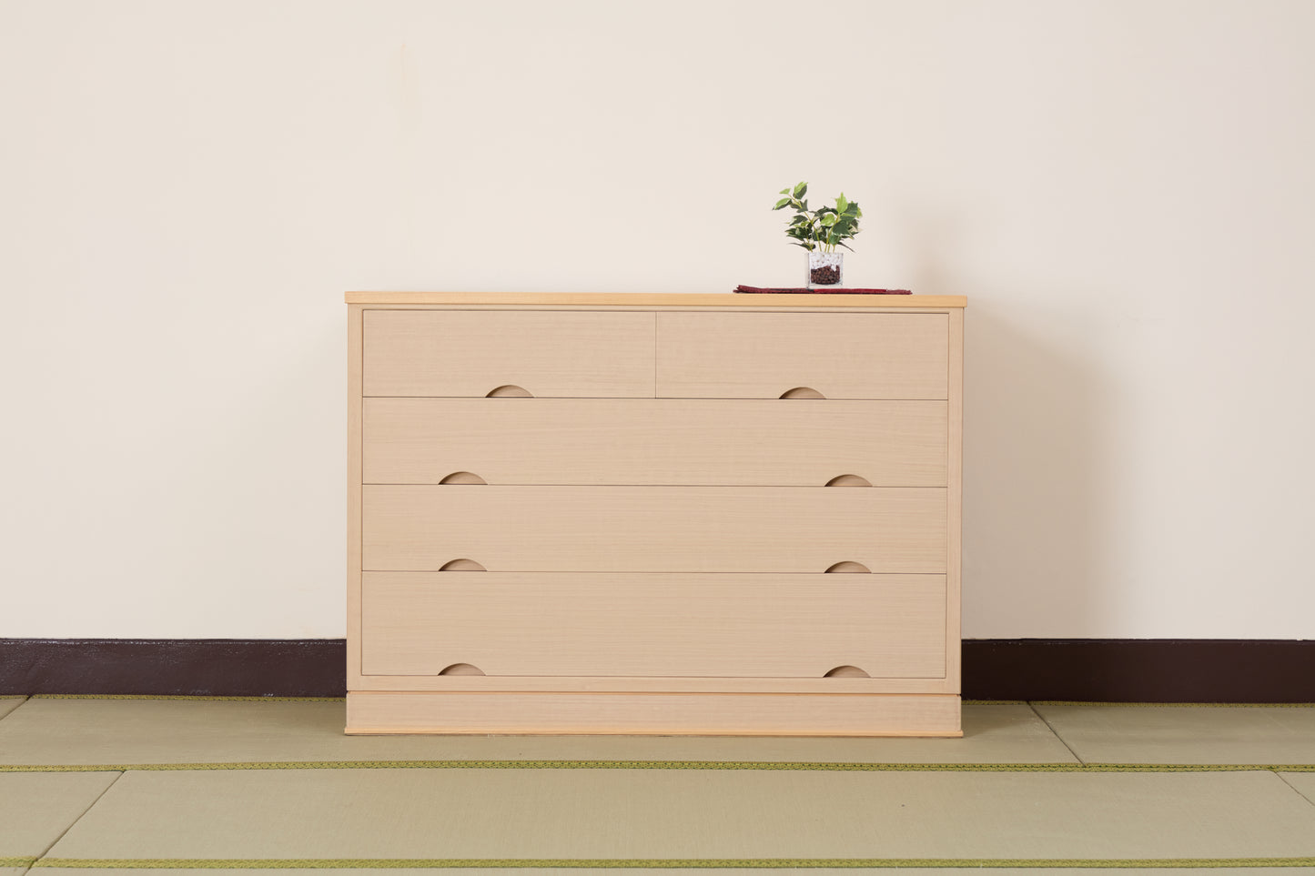 伝統工芸士三本和好作桐のローチェスト