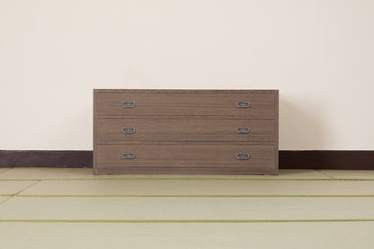 新潟加茂製　クローゼットチェスト（神代仕上げ）