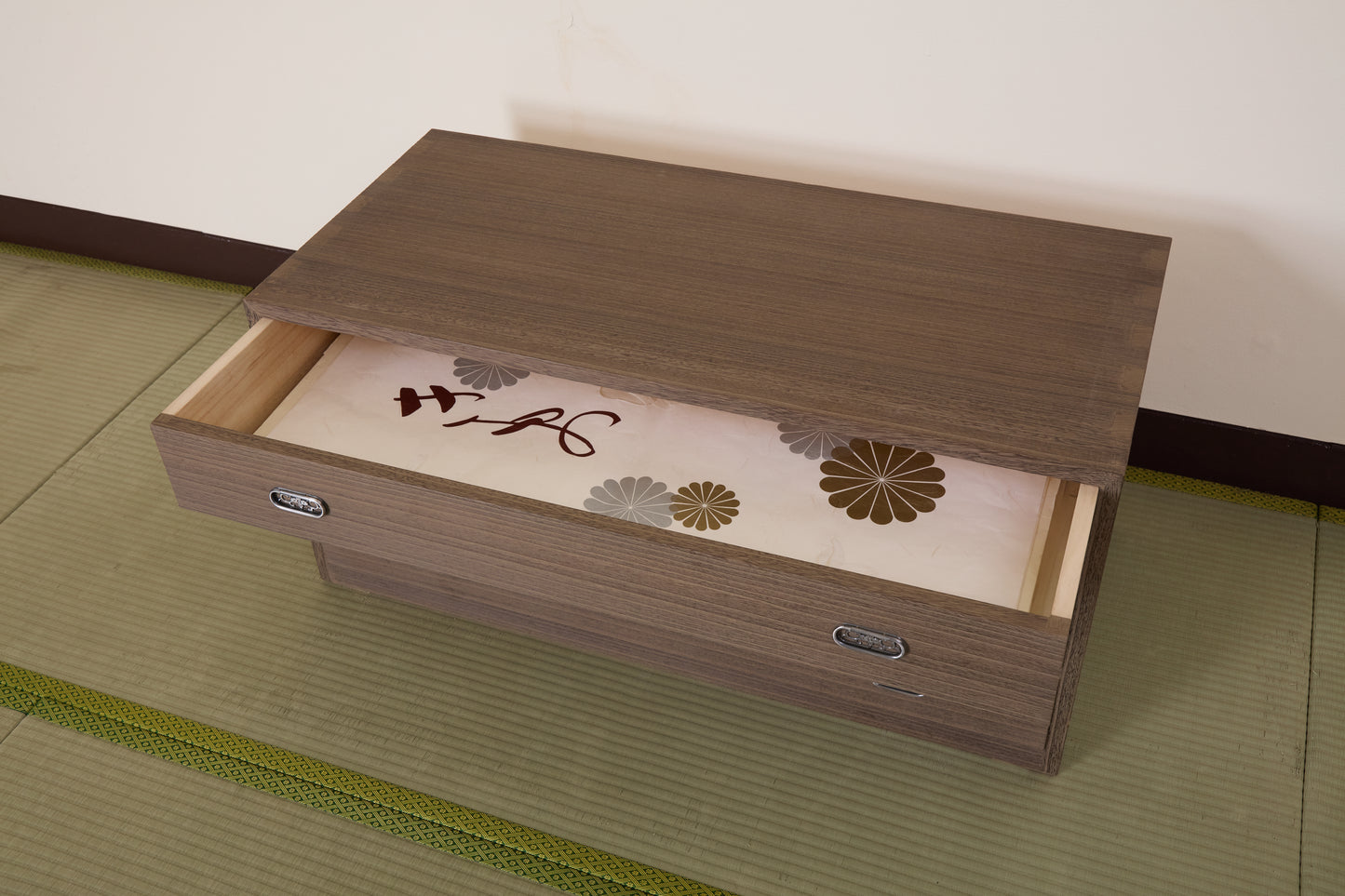 新潟加茂製　クローゼットチェスト（神代仕上げ）