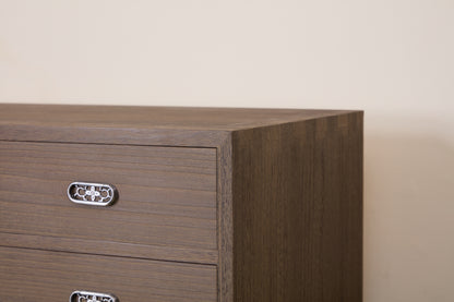 新潟加茂製　クローゼットチェスト（神代仕上げ）