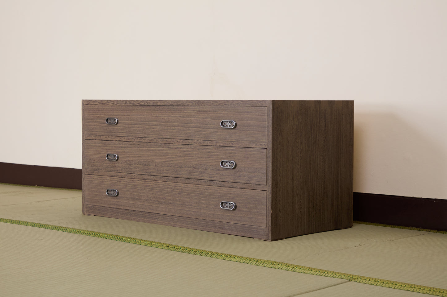 新潟加茂製　クローゼットチェスト（神代仕上げ）