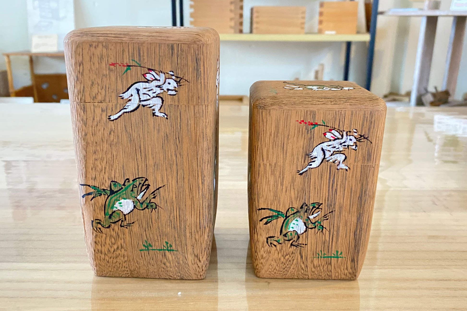 茶筒(鳥獣戯画) – 桐屋田中 茶筒(鳥獣戯画) – 桐屋田中